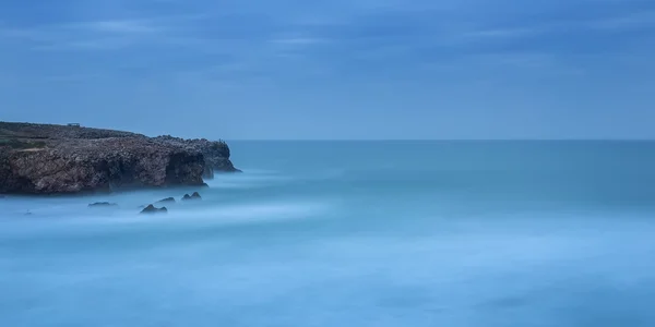 Paisagem dramática do panorama do mar. — Fotografia de Stock