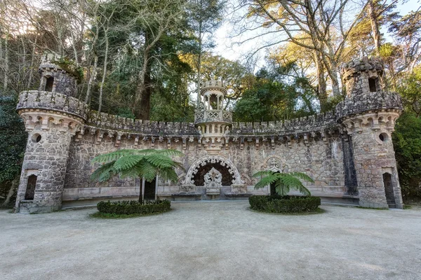 Elements of architectural structures in Quinta Regaleira. Sintra Portugal. — Stock Photo, Image