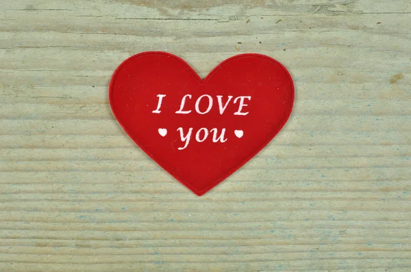 Heart saying I love you — Stock Photo, Image