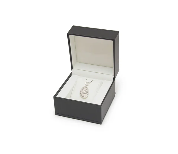 Luxury necklace in box — Stock Photo, Image