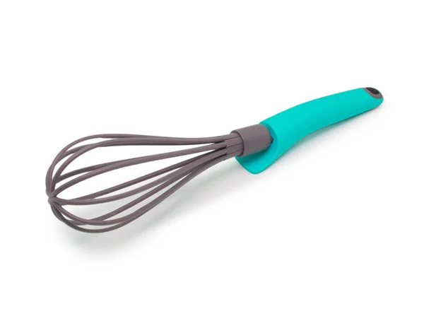Silicone Wire Whisk isolé sur fond blanc — Photo