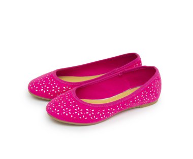 Bale ayakkabıları beyazda izole edilmiş. 