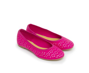 Bale ayakkabıları beyazda izole edilmiş.