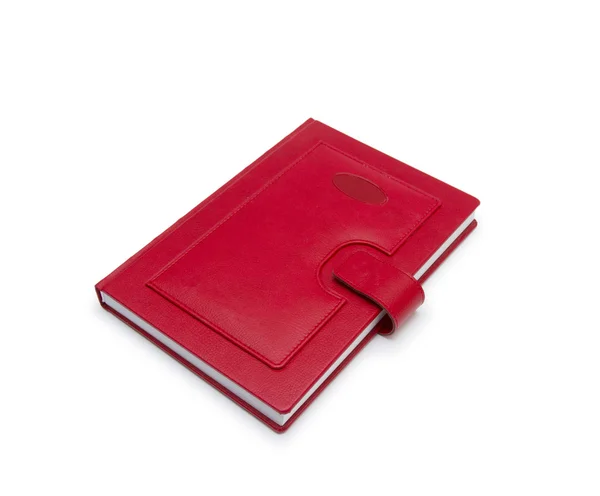 白い背景の赤い本 — ストック写真