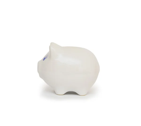 Piggy bank geïsoleerd op witte achtergrond — Stockfoto