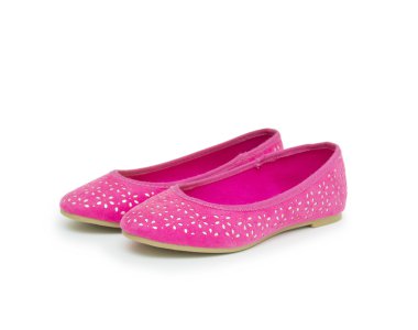 Bale ayakkabıları beyazda izole edilmiş.