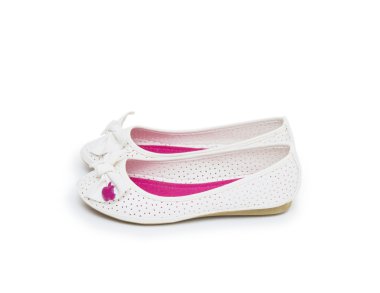 Bale ayakkabıları beyazda izole edilmiş.