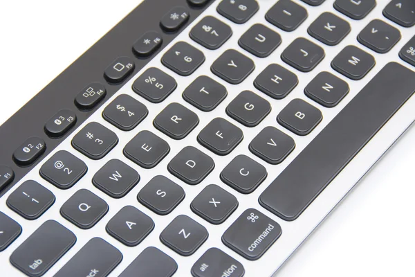 Czarna klawiatura komputera — Zdjęcie stockowe