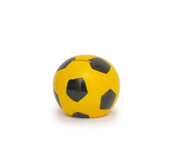 Moneybox in the form of the ball — Stock Photo, Image