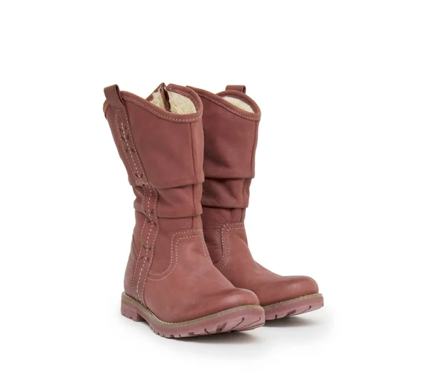 Beyaz bir arka plan üzerinde izole bot çifti.