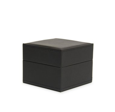 beyaz izole siyah hediye kutusu