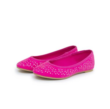 Bale ayakkabıları beyazda izole edilmiş.