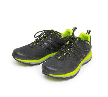 Beyaz arka plan üzerinde izole spor ayakkabı