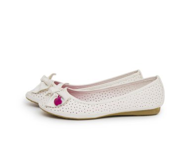 Bale ayakkabıları beyazda izole edilmiş.