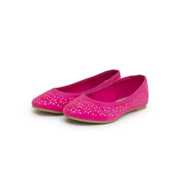 Bale ayakkabıları beyazda izole edilmiş.