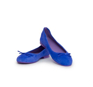 Bale ayakkabıları beyazda izole edilmiş.