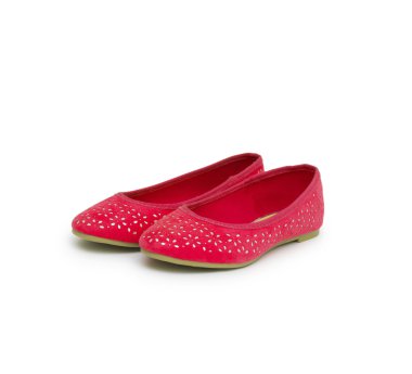 Bale ayakkabıları beyazda izole edilmiş.