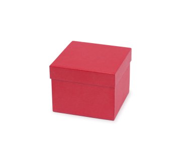 hediye kutusu beyaz arkaplanda izole edildi