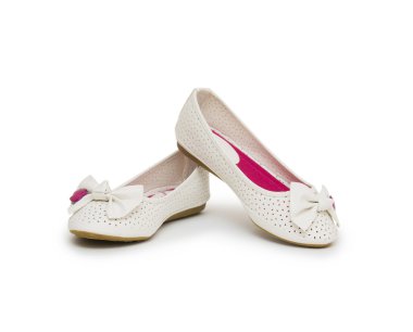 Bale ayakkabıları beyazda izole edilmiş.