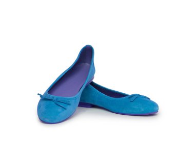 Bale ayakkabıları beyazda izole edilmiş.