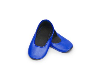 Beyaz bir arka plan karşı izole çocuk spor ayakkabı