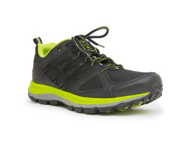 Beyaz arka plan üzerinde izole spor ayakkabı