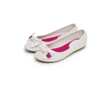 Bale ayakkabıları beyazda izole edilmiş.