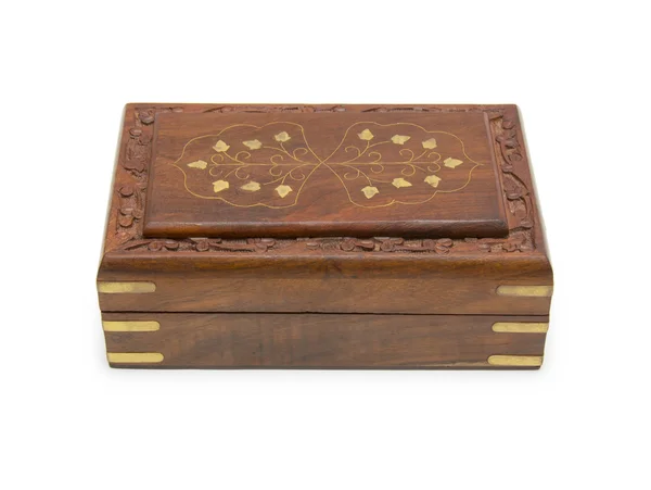 The wooden chest Stock Image