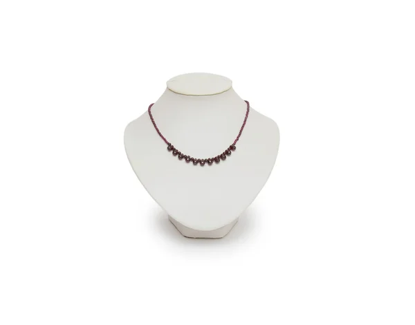 Necklace isolated on the white — Stock Photo, Image