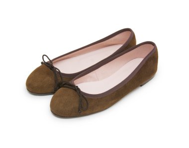 Bale ayakkabıları beyazda izole edilmiş.