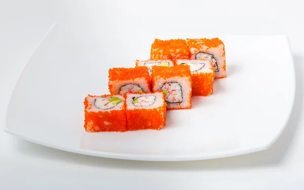 Sushi na talíři — Stock fotografie