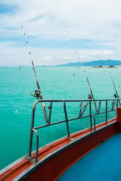 Havsfiske från båten, — Stockfoto