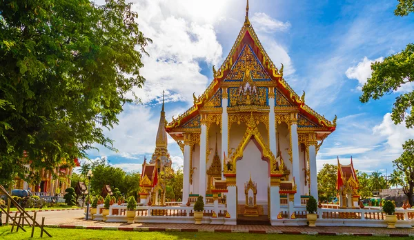 Il tempio Wat Chalong — Foto Stock