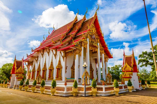 O templo Wat Chalong — Fotografia de Stock