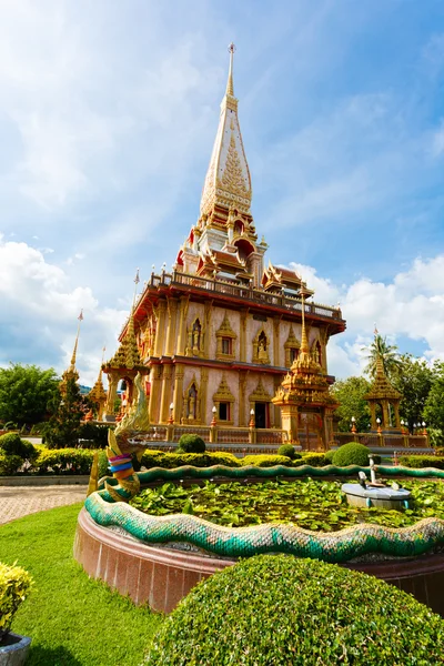 Il tempio Wat Chalong — Foto Stock