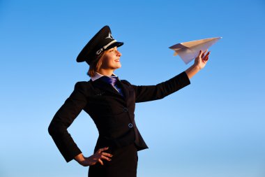 Güzel ve genç birbayan hostes 