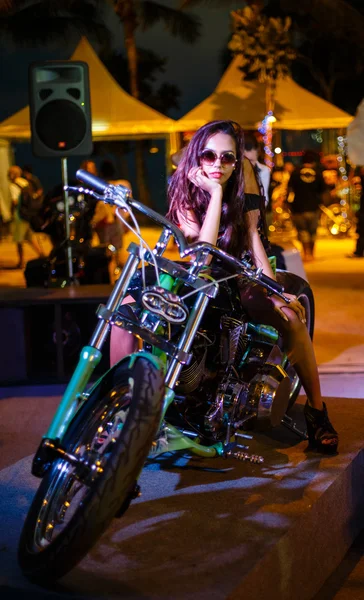 Annual festival of bikers on Phuket in Thailand — Stock Photo, Image