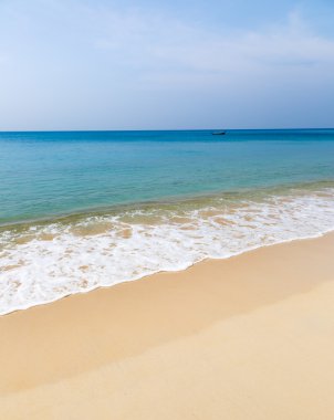Sea landscape Thailand, beach clipart