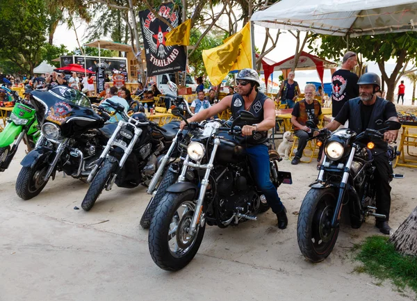 Annual festival of bikers on Phuket in Thailand — Stock Photo, Image