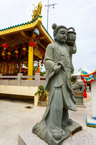 För att fira det kinesiska nyåret i templet Saphan Hin — Stockfoto