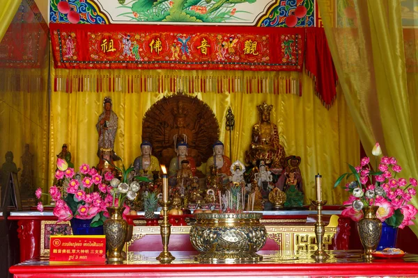 Célébration du nouvel an chinois dans le temple Saphan Hin — Photo