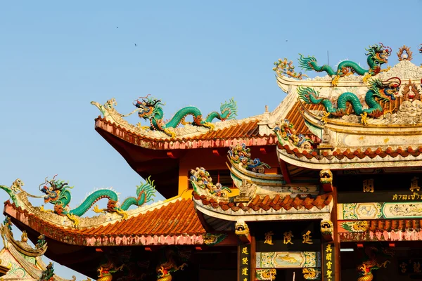 Viering van het Chinese Nieuwjaar in de tempel Saphan Hin — Stockfoto