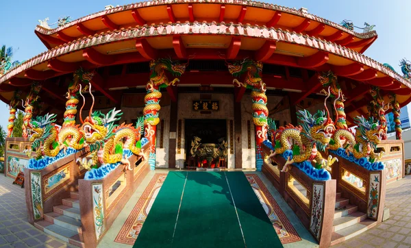 Celebration of the Chinese new year in the temple Saphan Hin — Stock Photo, Image