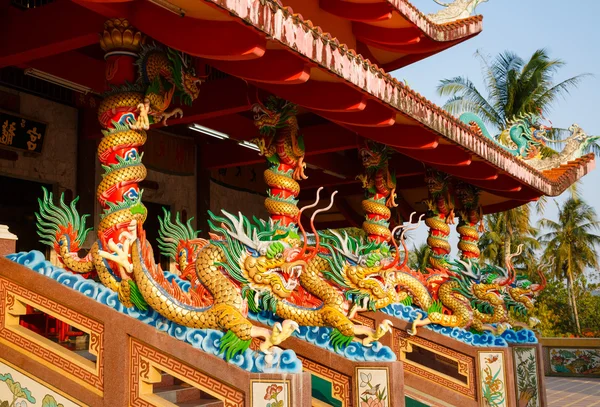 Celebration of the Chinese new year in the temple Saphan Hin — Stock Photo, Image