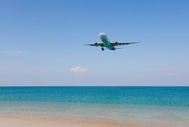  Beach Havaalanı yakınında uçaklar diyarında gel.