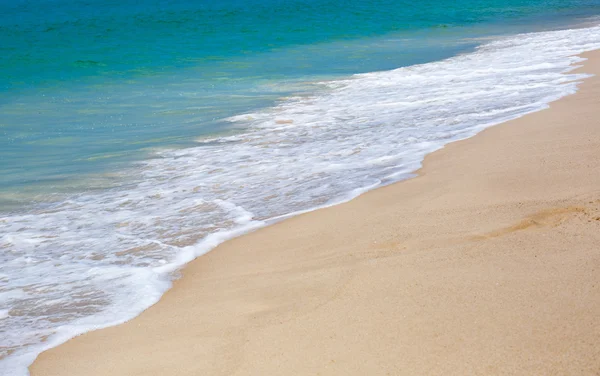 Paisaje trópico arenoso playa ola — Foto de Stock