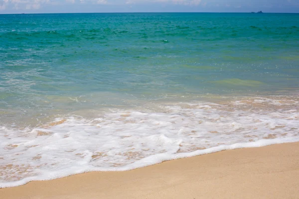 Paisaje trópico arenoso playa ola — Foto de Stock