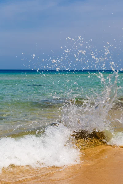 Paisaje marino, costa, olas —  Fotos de Stock