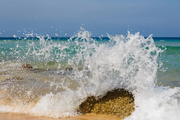 Paisaje marino, costa, olas —  Fotos de Stock