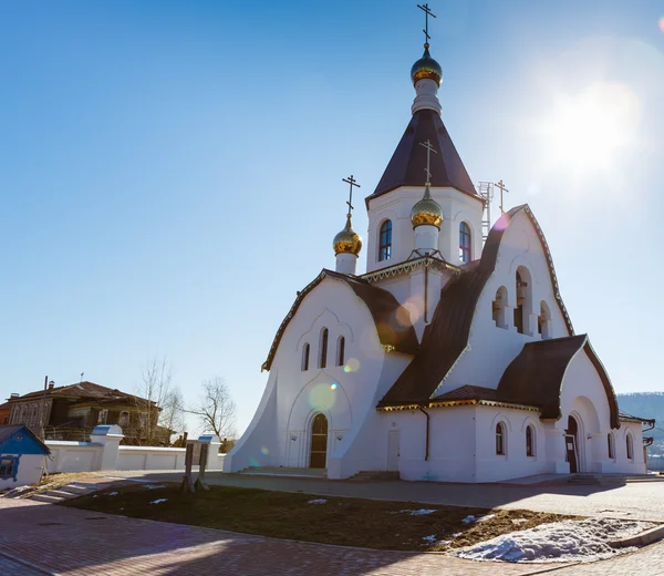 Krasnoyarsk, Rusland - 2 April 2015: excursie naar de Uspensky m — Stockfoto